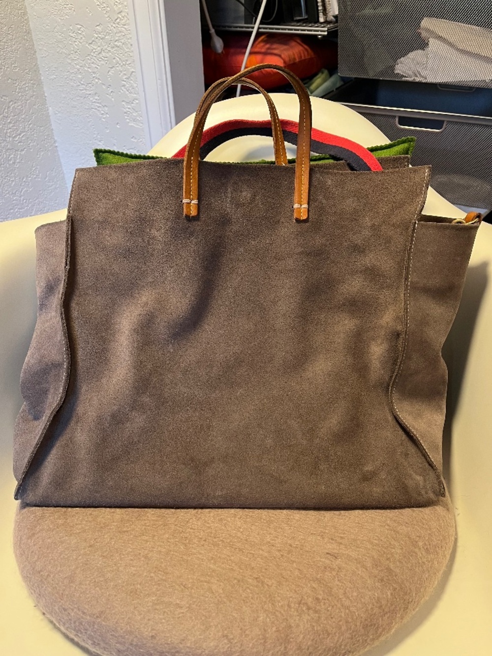 Clare V suede